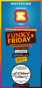 Funky Friday à L'Octave